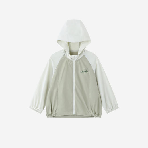 【商场同款】英氏儿童外套男童短帽防晒衣夏季凉感浅绿系皮肤衣 商品图4