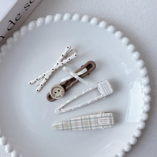 南法碎花四支组合夹-纪念日百货门店同款169096693 商品图2