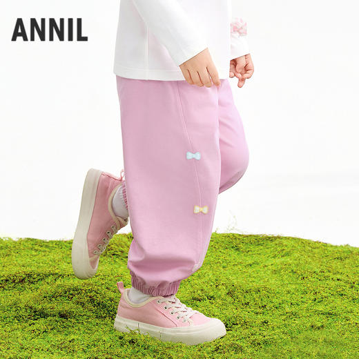 【实体店同款】女童全腰针织长裤夏季新款安奈儿童装XG626077 商品图2