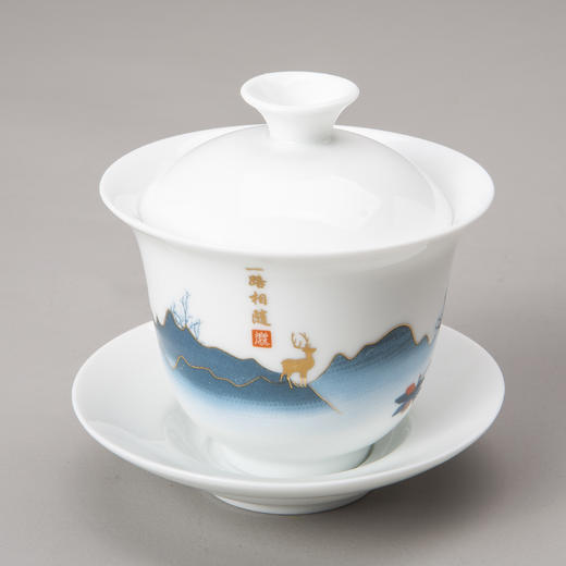 古时候 小双系列-中国白(一路相随)·茶具套装G160 商品图10