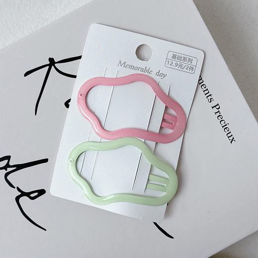 基础2支淡彩大号BB夹-纪念日百货门店同款169149257 商品图3