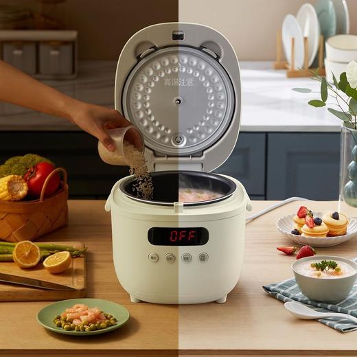 【家用电器】-小熊电饭煲家用2一3人多功能智能预约电饭锅小型迷你快煮不粘锅 商品图2