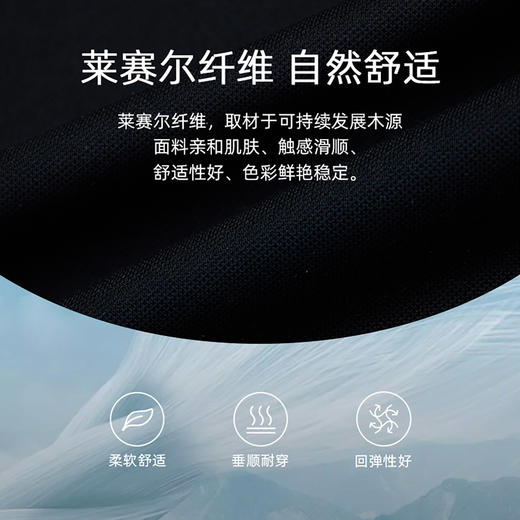 【莱赛尔】德鲨深蓝色短袖POLO衫男2026夏新款休闲翻领T恤 商品图2