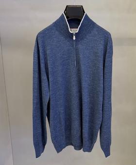 男款半拉链针织毛衣la006