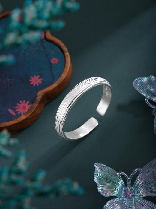 子佩集S999手工银【月汐幻境】手镯【55031102】原创设计 商品图2