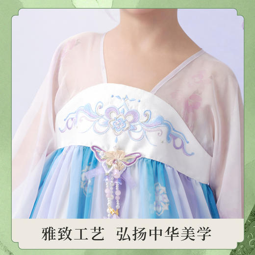 笛莎/Deesha 观山见联名2026年春季新款国风女童连衣裙裙子 商品图3