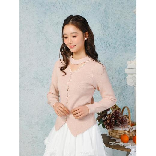 修身蕾丝单排扣上衣-纪念日百货门店同款169604272 商品图2