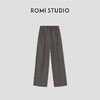 ROMI STUDIO"高知洒脱"松紧腰宽松薄款垂感阔腿休闲裤RW24WX41174 商品缩略图0