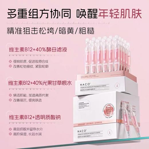 【老客专属福利】NACO维他命B12水光复原精华液1.2ml*30支/盒 #舒缓/修护/保湿/抗皱/紧致小粉棒 商品图1