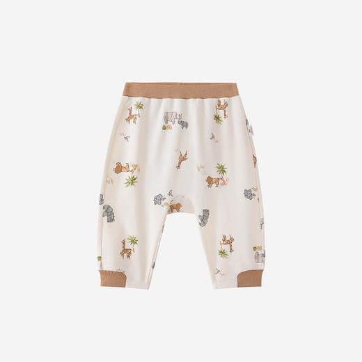 【舒适柔弹】英氏童装儿童长裤男宝宝裤子春夏针织PP裤小童可爱卡通外穿屁屁裤 商品图4