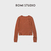 ROMI STUDIO色织华夫格高密长绒棉针织船领长袖 RWDSSY1572 商品缩略图2
