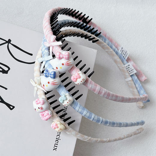 清新格子侧饰发箍-纪念日百货门店同款169256589 商品图0