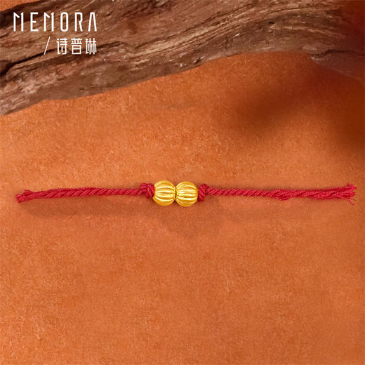 黄金南瓜造型小金珠 3D足金小珠子配珠转运珠 MOMORA诗普琳HP929202 商品图3