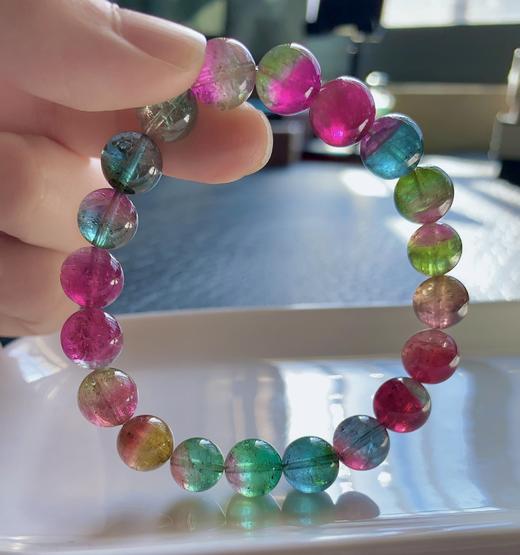 10mm单圈西瓜碧玺手串 商品图7