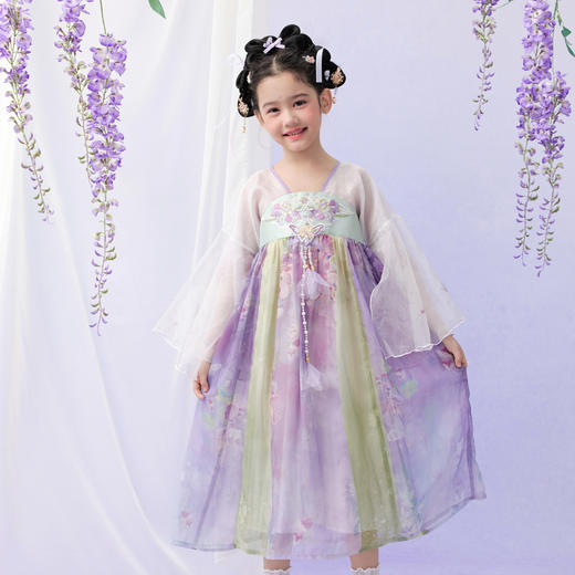 笛莎/Deesha 观山见联名2026年春季新款女童连衣裙配饰蝴蝶结 商品图1