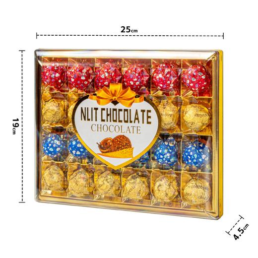 【粉丝专属❗️情人节巧克力礼盒】香港怡可缘精装24粒「金沙球巧克力大盒装」商超零食婚庆节日伴手礼盒L-d 商品图6