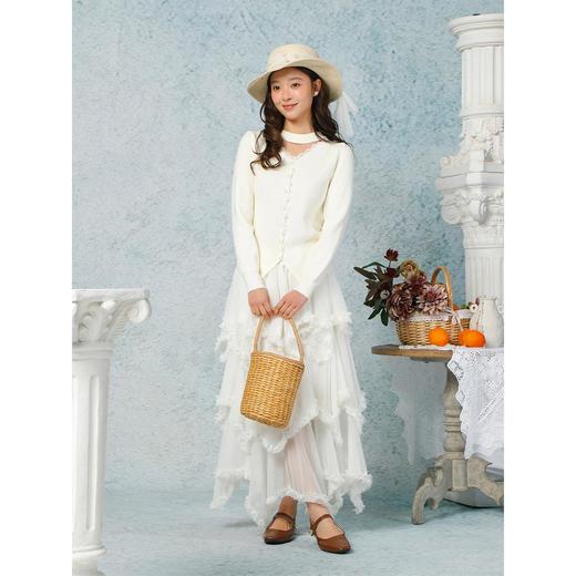 修身蕾丝单排扣上衣-纪念日百货门店同款169604272 商品图3