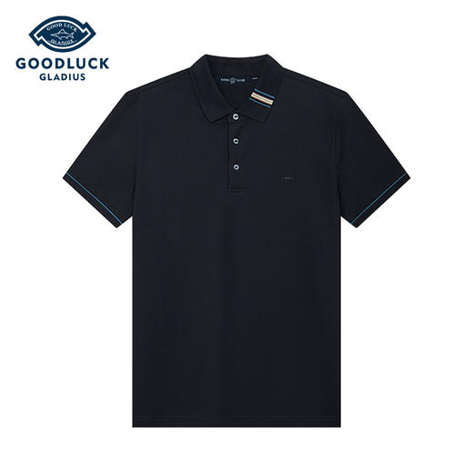 【莱赛尔】德鲨鲨鱼短袖翻领T恤男青年夏季新款休闲POLO衫 商品图0