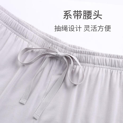 【50S椰油莫代尔系列】SCHIESSER德国舒雅男士圆领短袖短裤套装（莫代尔+粘纤）35/22929H 商品图6