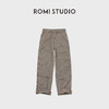 ROMI STUDIO“酷飒恣意”全棉珠帆布酵洗量感工装长裤 RWCAXA5468 商品缩略图0