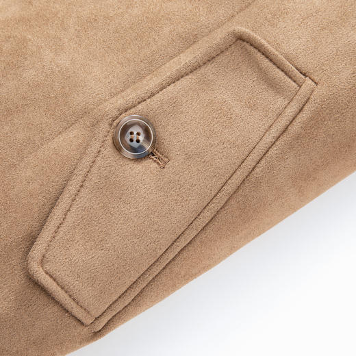 【仿麂皮】圣得西男士立领休闲夹克2026春新款机车风百搭工装外套 商品图11