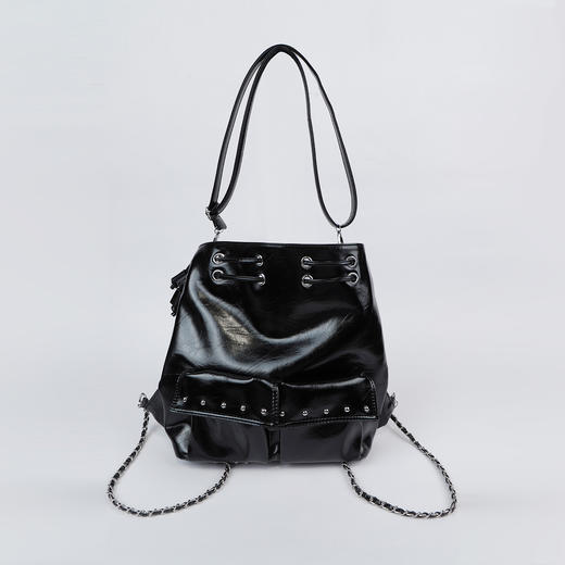 机车斜跨双肩两背水桶包-纪念日百货门店同款169695071 商品图4