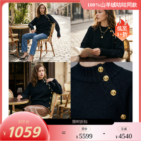 【咕咕同款】PALUOPO/PL圆领女衫ET23211R/约重447g 红色帕罗