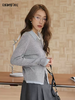 【门店同款】ENJOY春季“柔权主义”假两件拼接针织开衫 169253177 商品缩略图2