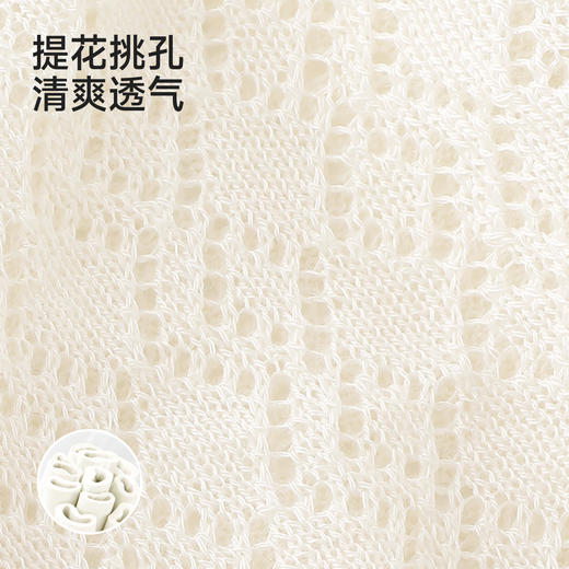 【高定系列】英氏婴儿贴面帽夏季新生儿蚕丝胎帽新款花边透气帽子 商品图1