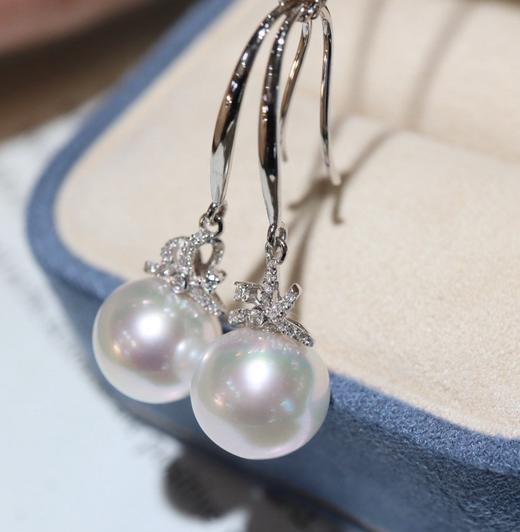 10-11mm澳白耳环 商品图3