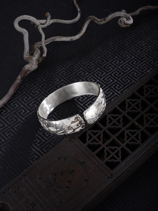 子佩集S999手工银【龙腾四海】手镯【ZYG014】原创设计2602 商品图4