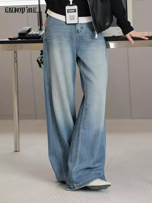 【门店同款】ENJOY春季双腰头显瘦阔腿裤 169543676 商品图0