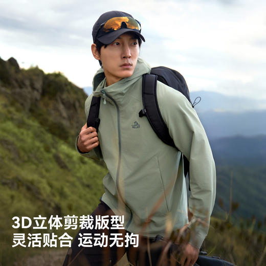 伯希和户外软壳衣女款CORDURA耐磨防风徒步登山外套运动上衣男款 商品图4