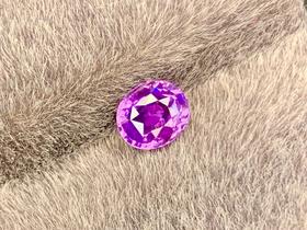 1.01ct紫蓝宝裸石