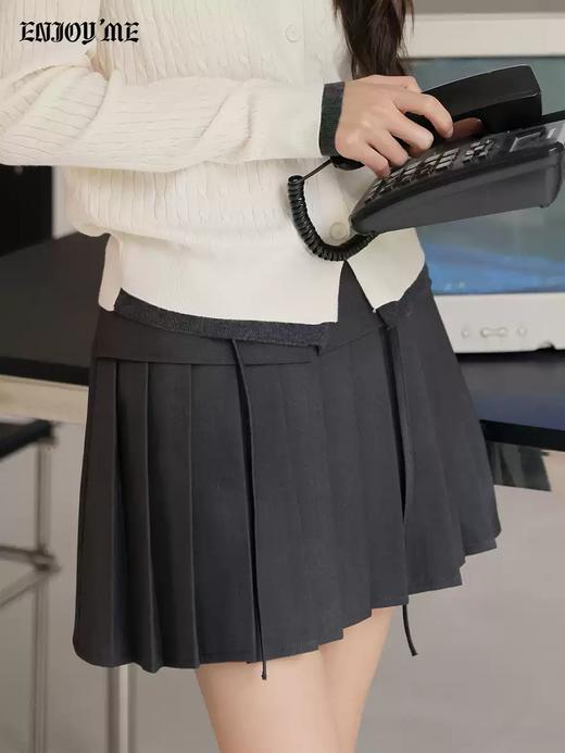 【门店同款】ENJOY春季miu系腰封百褶裙 169695451 商品图2