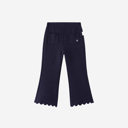 【商场同款】英氏儿童裤子女童长裤微喇花边波点长裤春夏新款百搭 商品图4