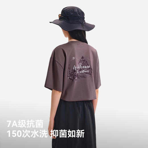 伯希和户外短袖T恤女新款抑菌防晒凉感上衣徒步登山健身休闲衣男 商品图2
