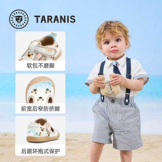 【曼龙严选】泰兰尼斯春款婴童段轻盈透气女童步前鞋学步鞋 商品图1