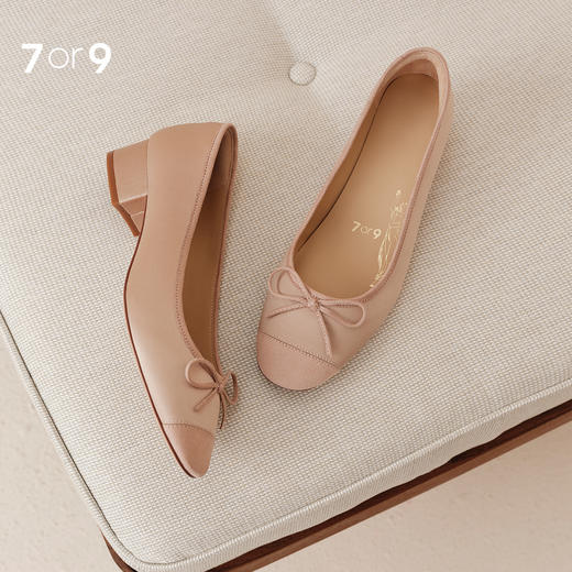 7or9玛丽珍蝴蝶结单鞋气质单鞋草莓卷 商品图1