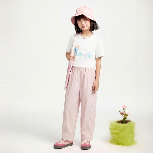 女童全腰梭织单裤夏季新款安奈儿童装EG626753 商品图3