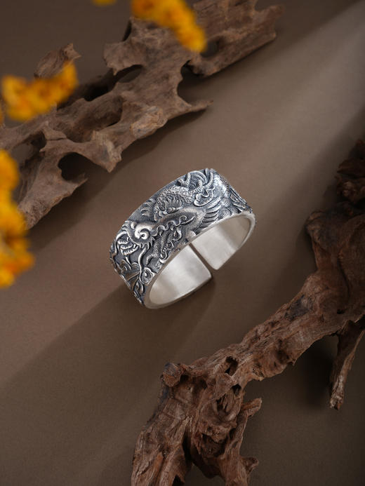 子佩集S999手工银【龙翔九霄】手镯【ZYG023】原创设计2602 商品图5