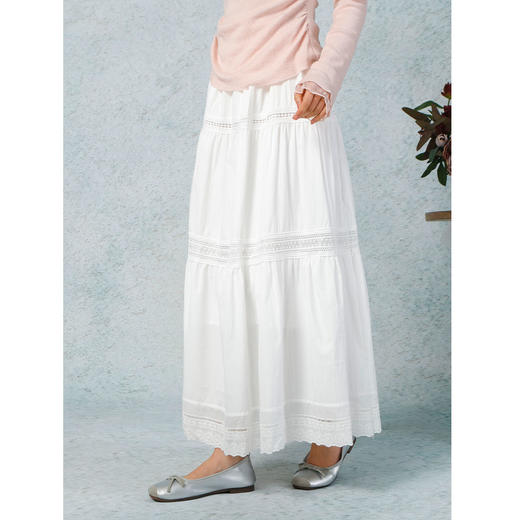 蕾丝拼接A字长半裙-纪念日百货门店同款169265231 商品图2