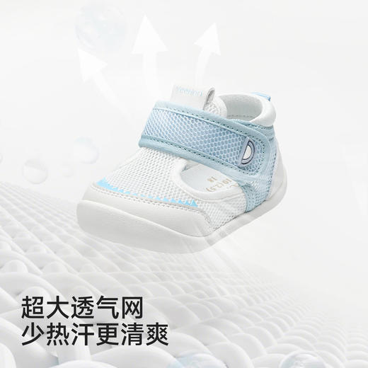 【商场同款】英氏婴儿步前鞋软底宝宝鞋春夏透气网眼鞋百搭学步鞋 商品图3