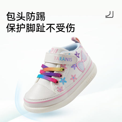 【159元/双】泰兰尼斯春款婴童段炫彩舒适学步鞋T01B3A2477 商品图3