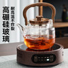 春节不打烊【高硼硅玻璃❗️实木把手握感舒适】捷安玺细纹玻璃茶壶2026新款茶具蒸煮两用泡茶壶电陶炉专用烧水壶。jd 商品缩略图3