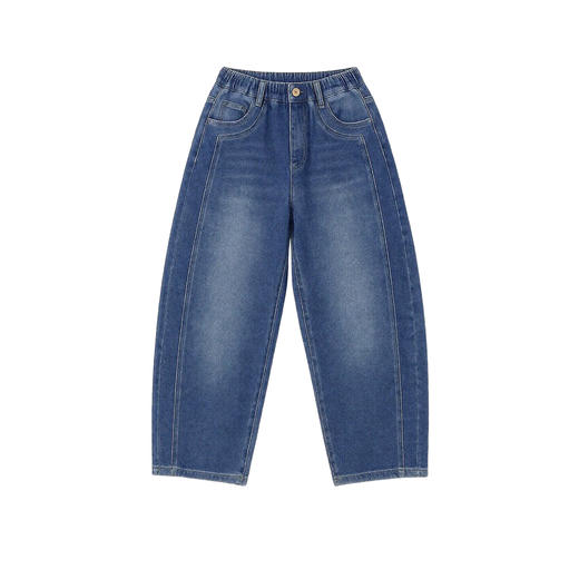 笛莎/Deesha 2026年春季新款女童弯刀牛仔裤 商品图4