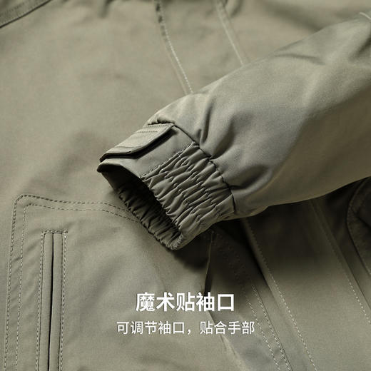 【易打理】圣得西落肩版型夹克2026新款春季男士立领耐穿抗皱外套 商品图8