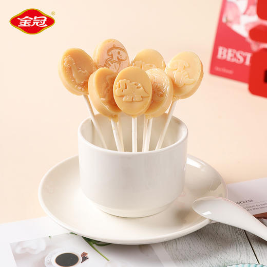 【口感清甜❗棒棒糖造型设计】金冠益生元牛奶味棒棒糖500g儿童解馋休闲小零食品结婚喜糖伴手礼。rg 商品图1