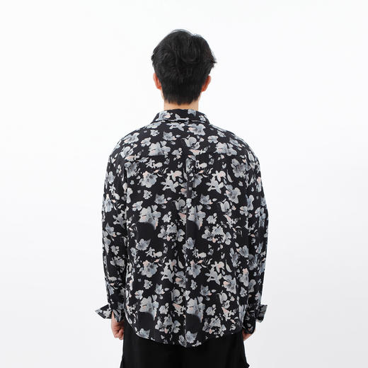 休闲时尚复古花卉长袖衬衫-纪念日百货门店同款169251817 商品图2