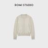 ROMI STUDIO“松弛慵懒”桑蚕丝绵羊毛混纺圆领套头开衫 RWCSST2376 商品缩略图0